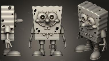 Spongebob stl model for CNC